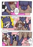 anal anal_orgasm anal_penetration animal_crossing anthro anthro_on_anthro anthro_penetrated anthro_penetrating anthro_penetrating_anthro balls bodily_fluids canid canine canis comic cum cum_while_penetrated cumshot dialogue digby_(animal_crossing) doggystyle domestic_dog duo ejaculation english_text from_behind_position genital_fluids genitals hands-free hi_res interspecies lobo_(animal_crossing) looking_pleasured male male/male male_penetrated male_penetrating male_penetrating_male mammal nintendo orgasm penetration penile penile_penetration penis penis_in_ass sex shih_tzu syaokitty text toy_dog wolf