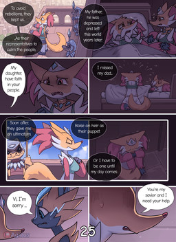 anthro armor bed bodily_fluids city city_background cityscape cloud crown death dialogue fangs female fur furniture hand_holding headgear horn looking_at_viewer melee_weapon pillar polearm shaded_background sky spear tail teeth text wall_(structure) weapon white_body white_fur agious nintendo pokemon veyneria_(agious) canid canine cinderace delphox felid feline generation_5_pokemon generation_6_pokemon generation_7_pokemon generation_8_pokemon krokorok legendary_pokemon mammal pokemon_(species) reptile scalie zeraora 2025 comic digital_drawing_(artwork) digital_media_(artwork) english_text hi_res shaded daughter_(lore) father_(lore) father_and_child_(lore) father_and_daughter_(lore) parent_(lore) parent_and_child_(lore) parent_and_daughter_(lore)