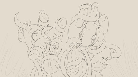 all_the_way_through anal anal_penetration animal_genitalia animal_vulva anus butt duo equine_genitalia equine_vulva eyes_closed female female_penetrated feral feral_penetrated genitals hooves horn oral oral_penetration penetration restrained restrained_by_tentacles sex simple_background tail tentacle_in_ass tentacle_in_mouth tentacle_penetration tentacle_sex tentacles tongue upside_down vulva young young_female young_feral young_penetrated dtcx97 friendship_is_magic hasbro my_little_pony mythology princess_cadance_(mlp) twilight_sparkle_(mlp) equid equine horse mammal mythological_creature mythological_equine pony unicorn absurd_res greyscale hi_res monochrome sketch