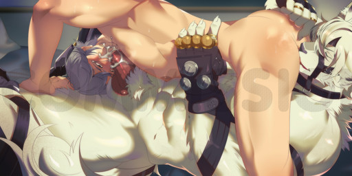 69_position abs anal anal_penetration animal_genitalia animal_penis anthro anthro_penetrating anthro_penetrating_human big_muscles big_pecs blush bodily_fluids butt canine_genitalia canine_penis cum cum_drip cum_in_mouth cum_inside cum_on_face dominant dominant_anthro dominant_male dripping duo erect_nipples erection fur genital_fluids genitals hair holding_partner human_on_anthro human_penetrated interspecies larger_anthro larger_dom larger_male leaking_cum male male/male male_penetrated male_penetrating male_penetrating_male muscular muscular_anthro muscular_male nipples nude oral oral_penetration pecs penetration penile penile_penetration penis penis_in_ass pubes rimming sex size_difference smaller_human smaller_male smaller_penetrated submissive submissive_human submissive_male white_body white_fur white_hair gafou01 mihoyo zenless_zone_zero von_lycaon wise_(zenless_zone_zero) canid canine canis human mammal thiren wolf absurd_res hi_res