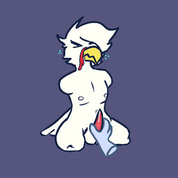 4_missing_limbs amputee balls beak bodily_fluids cum disability disembodied_hand duo erection eyes_closed genital_fluids genitals ghost_hand hair handjob male nipples nude penile penis quadruple_amputee sex solo_focus sweat cfoxblu danny_(cfoxblu) avian bird chicken galliform phasianid 1:1 2019 digital_media_(artwork)