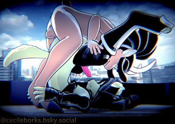 anal anal_penetration animal_genitalia anthro anthro_on_anthro anthro_penetrated anthro_penetrating anthro_penetrating_anthro arm_warmers armwear balls biped black_hair bouncing_balls bouncing_penis brown_body brown_fur canine_genitalia clothed clothing crop_top digitigrade digitigrade_footwear dreadlocks duo erection facial_piercing floppy_ears footwear fur furgonomic_footwear furgonomics genitals gynomorph gynomorph/male gynomorph_penetrated hair hands_on_legs hooves horn intersex intersex/male intersex_penetrated legwear male male_penetrating male_penetrating_gynomorph male_penetrating_intersex moan nose_piercing nude partially_clothed paws penetration penile penile_penetration penis penis_in_ass piercing pigtails piledriver_position public public_sex rooftop sex shirt sound_effects stockings tail tail_motion tailwag thigh_highs topwear twintails_(hairstyle) virgin_destroyer_sweater yellow_body yellow_fur cecildeatrio meme_clothing cecil_(cecildeatrio) cecile_(cecildeatrio) bird_dog bovid canid canine canis caprine domestic_dog goat golden_retriever hunting_dog mammal retriever animated meme short_playtime sound video
