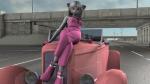 anthro biped bottomwear car clothed clothing female footwear gloves hair handwear looking_at_viewer motor_vehicle pants shoes solo vehicle vintage_car kawaoneechan elaie_(letrune) domestic_cat felid felin feline felis mammal 16:9 2016 3d_(artwork) digital_media_(artwork) hi_res widescreen