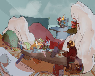 anthro christmas_clothing christmas_headwear christmas_tree clothed clothing extreme_size_difference footwear fur group hat headgear headwear holidays horn leaf leaf_tail male micro_pov mistletoe plant santa_hat size_difference socks steamy_socks tail topless topless_male trapped tree under_foot peuzzabaiano christmas mythology imbellis kalei_(hydro19) romeo_(inkwell_plume) bovid canid canine canis caprine dragon elemental_creature flora_fauna furred_kobold furred_scalie hybrid kobold mammal mexican_wolf moonfang mythological_creature mythological_scalie scalie sheep wolf hi_res