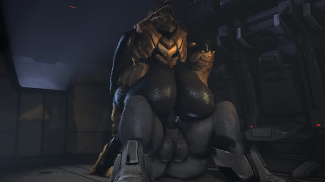 anal anal_penetration anthro armor ball_slap balls balls_deep big_balls big_butt big_penis black_body black_scales bottomless bouncing_balls bouncing_butt butt clothed clothing duo erection faceless_character faceless_male genitals grey_body grey_scales huge_butt male male/male male_penetrated male_penetrating male_penetrating_male penetration penile penile_penetration penis penis_in_ass rear_view scales sex slap rayhuma halo_(series) microsoft xbox_game_studios alien sangheili 16:9 2020 3d_(artwork) 3d_animation animated digital_media_(artwork) high_framerate loop no_sound short_playtime source_filmmaker_(artwork) video watermark widescreen