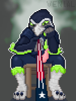 anthro avian_feet beak bottomless bottomless_anthro bottomless_male clothed clothing dominant dominant_male erection first_person_view football_jersey genitals grey_beak leash leash_pull looking_at_viewer male mascot penis pink_penis venial new_england_patriots nfl seattle_seahawks super_bowl blitz_the_seahawk accipitrid accipitriform avian bird 3:4 digital_media_(artwork) low_res pixel_(artwork)