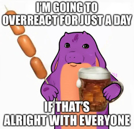 alcohol anthro beer beverage female food front_view frown holding_beverage holding_food holding_object humor looking_at_viewer meat neutral_expression nude real relatable sausage simple_background snake_hood solo standing text toony white_background ncs keeshee cobra reptile scalie snake 2026 english_text hi_res meme reaction_image