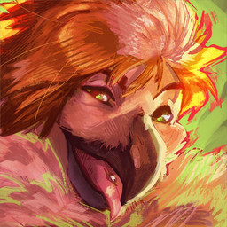anthro dynamic_lighting green_eyes light male piercing solo tongue tongue_out tongue_piercing tinydragon rye_owl_(character) avian bird owl headshot_portrait hi_res lighting portrait