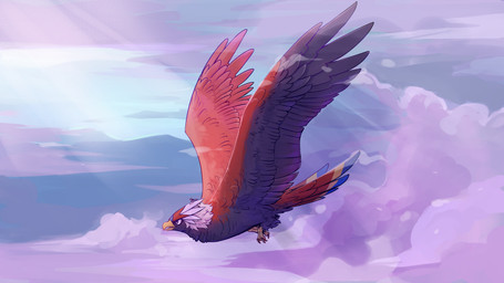 4_toes ambiguous_gender anisodactyl beak body_size_growth carrying_another carrying_partner clothed clothing cloud duo extreme_size_difference eyes_closed feathered_wings feathers feet female feral flying fully_clothed happy larger_ambiguous larger_feral lying macro macro_feral on_front open_beak open_mouth outside riding riding_on_back side_view size_difference size_transformation sky skyscape smaller_female smaller_human smile spread_wings straddling tail tail_feathers toes transformation wings snivine444 nintendo pokemon accipitriform avian bird braviary generation_5_pokemon human mammal pokemon_(species) 2022 absurd_res digital_media_(artwork) digital_painting_(artwork) hi_res painting_(artwork)