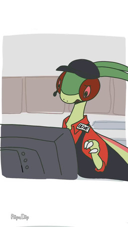 3_fingers apron beverage black_apron black_body black_clothing black_eyes black_fur black_nose burger candy car chicken_meat chicken_nugget chocolate chocolate_chip_cookie chocolate_chips claws clothing cookie dessert duo_focus electronics finger_claws fingers food fur green_body green_scales group half-closed_eyes headgear headphones headset humor inside_car inside_vehicle kerchief markings meat name_tag narrowed_eyes open_mouth orange_sclera pink_sclera red_clothing red_shirt red_topwear scales shirt smile sound_effects topwear vehicle white_claws white_kerchief yellow_body yellow_fur yellow_markings mastertrapmon sound_warning aphex_twin mcdonald's nintendo pokemon aster_(mastertrapmon) koen_(mastertrapmon) eeveelution flygon generation_1_pokemon generation_2_pokemon generation_3_pokemon jolteon pokemon_(species) umbreon 2025 2d_animation 9:16 animated digital_media_(artwork) english_audio frame_by_frame hi_res meme short_playtime sound video voice_acted