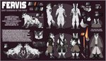 animal_genitalia animal_penis anthro bag black_body black_fur black_markings black_nose black_sclera bottomwear boxers_(clothing) canine_genitalia canine_penis claws clothed clothing erection feral fully_sheathed fur genitals jacket lightsaber lightsaber_pike lightsaber_polearm male markings mechanical_arm mechanical_leg melee_weapon orange_eyes orange_lightsaber pawpads paws penis quadruped robe scales sheath shorts stated_height stated_penis_size toe_claws topwear underwear vest vibroblade weapon white_body white_fur starwolfskin zgf_art star_wars fervis_(razim) loth-wolf 2025 absurd_res hi_res model_sheet
