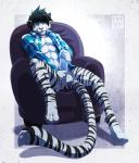 2014 abs absurd_res anthro balls big_penis black_fur black_hair black_nose blue_eyes body_markings bottomless chair clothing cum cum_on_chest cum_on_hand cum_on_penis cum_on_self cum_on_stomach cum_string cumshot erection feline fur hair hi_res humanoid_penis lapres leaking male mammal markings masturbation mrtweek muscles open_shirt orgasm pecs penis pose precum presenting shirt sitting solo spread_legs spreading stripes tiger toned vein white_fur white_tiger
Rating: Explicit
Score: 12
User: Numeroth
Date: January 02, 2014
