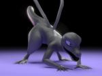 5_fingers 5_toes all_fours anthro black_body black_scales feet female fingers front_view gradient_background purple_eyes scales simple_background solo toes wide_hips kazzypoof nintendo pokemon generation_7_pokemon pokemon_(species) salazzle scalie 2016 3d_(artwork) 3d_animation 4:3 animated digital_media_(artwork) loop short_playtime