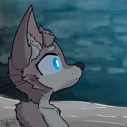 anthro blue_eyes breasts brown_body brown_fur cloud cloudy_sky cosmic_background female fur fur_tuft light neutral_expression night nude sky snow solo text tuft whiskers rafat4t pixile_studios super_animal_royale oerlikon_peshka canid canine canis mammal super_timber_wolf_(sar) super_wolf_(sar) wolf 1:1 2026 absurd_res artist_name colored dated digital_drawing_(artwork) digital_media_(artwork) hi_res line_art signature