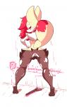 2017 2d_animation animated anthro anus blush braix_(diives) braixen butt canid canine clothing diives female frame_by_frame generation_6_pokemon genitals hi_res looking_back mammal nintendo nude pokemon pokemon_(species) pussy short_playtime simple_background solo stick torn_clothing twerking white_background