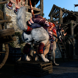 anal anal_penetration anus armor balls castle duo feral feral_on_feral feral_penetrated feral_penetrating feral_penetrating_feral from_behind_position genitals half-erect happy happy_sex looking_pleasured male male/male male_feral medieval mount penetration penis saddle sex tongue chadotexas blizzard_entertainment european_mythology greek_mythology mythology warcraft avian canid canine canis hippogriff mammal mythological_avian mythological_creature wolf 1:1 3d_(artwork) absurd_res digital_media_(artwork) hi_res