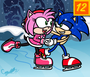 5_fingers anthro black_bottomwear black_clothing black_nose black_pants blue_body blue_fur bottomwear clothed clothed_anthro clothed_female clothing coat conjoined_eyes duo eye_contact eyelashes featureless_crotch female female_anthro fingers footwear forest fully_clothed fully_clothed_anthro fully_clothed_female fur gloves hair half-closed_eyes hand_holding hand_on_head handwear holidays ice ice_skates ice_skating light looking_at_another male male/female male_anthro medium_hair mostly_nude_anthro mostly_nude_male multicolored_body narrowed_eyes number open_mouth open_smile outside pants pink_body pink_clothing pink_coat pink_footwear pink_fur pink_hair pink_tongue pink_topwear plant pond red_clothing red_footwear red_hairband red_ice_skates rock smile smiling_at_another smiling_at_each_other snow snowing tan_arms tan_body tan_inner_ear tan_skin teeth text_box tongue toothy_grin topwear tree two_tone_body white_clothing white_gloves white_handwear winter captainquack64 christmas sega sonic_the_hedgehog_(series) amy_rose sonic_the_hedgehog eulipotyphlan european_hedgehog hedgehog mammal 2022 colored digital_drawing_(artwork) digital_media_(artwork) english_description hi_res lighting signature