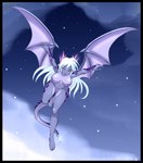 barefoot breasts cloud dragon female flying horn jessica_elwood night nipples nude scalie solo source_request stars wings
Rating: Explicit
Score: 2
User: msc
Date: April 23, 2007