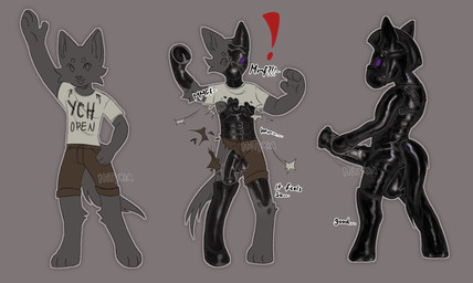 ambiguous_gender animal_genitalia animal_penis anthro bdsm black_latex drone dronesuit dronification equine_genitalia equine_penis fetish_gear gear genitals glistening glistening_body latex male male/ambiguous penis petplay pony_gear ponygear ponyplay roleplay solo transformation motyxia chinese_zodiac year_of_the_horse canid canine canis domestic_dog equid equine horse mammal wolf hi_res