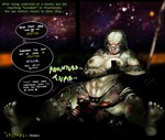 5_fingers 5_toes abs areola armor arms_bent athletic athletic_female athletic_humanoid barefoot big_areola big_breasts big_eyes big_nipples biped black_claws black_clothing black_gloves black_hair black_handwear black_headgear black_helmet black_nose black_speech_bubble black_text_box black_thong black_underwear blue_eyes blurred_background bodily_fluids bottle breasts brown_areola brown_nipples cellphone claws closed_smile clothed clothed_human clothed_male clothing container crying detailed_background dialogue_with_sound_effects dot_eyes dreadlocks duo electronics ellipsis empty_eyes extended_arm extended_legs feet female female_on_top fingers glass glass_bottle glistening glistening_abs glistening_areola glistening_arms glistening_body glistening_hair glistening_legs glistening_nipples glistening_shoulders gloves green_text gums hair handwear hat headgear headwear heart_after_text heart_symbol helmet holding_cellphone holding_object holding_phone huge_thighs human_on_bottom humanoid_feet humanoid_hands humanoid_on_top inside insult iris larger_female larger_humanoid light_body light_skin long_legs looking_at_cellphone looking_at_object looking_at_phone looking_down lying male male/female male_on_bottom mandibles markings medium_hair mouth_closed multicolored_body navel nipples not_furry on_back on_bottom on_top phone plantigrade print_clothing print_thong print_underwear profanity puffy_areola pupils red_clothing scissors sigh simple_eyes sitting size_difference smaller_human smaller_male smile snout soles sound_effects spacecraft speech_bubble spots spotted_arms spotted_body spotted_legs spread_legs spreading star talking_to_another talking_to_partner tears teeth text text_box text_with_heart thick_thighs thong three-quarter_view toe_claws toes topless topless_female topless_humanoid underwear vehicle white_breasts white_clothing white_eyes white_hat white_headwear white_heart white_text yellow_body yellow_ears jaguarart adventure_time cartoon_network predator_(franchise) finn_the_human jake_the_dog alien human humanoid mammal yautja 2023 absurd_res digital_drawing_(artwork) digital_media_(artwork) english_text hi_res