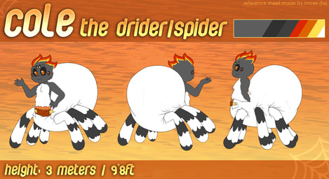 anthro diaper male solo imces dungeons_and_dragons hasbro wizards_of_the_coast cole_murphy arachnid arthropod drider insect spider hi_res