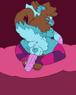 anthro anus balls breasts butt chibi erection genitals gynomorph intersex nipples penis solo chibitay chibi_(chibitay) fan_character domestic_cat felid feline felis mammal translynx 4:5 absurd_res hi_res