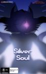 2017 animal_humanoid blue_background clothed clothing comic cover cover_art cover_page english_text felid female fur generation_2_pokemon glowing glowing_eyes hair hi_res humanoid legendary_pokemon lugia mammal matemi nintendo patreon patreon_logo patreon_username pink_eyes pokemon pokemon_(species) silhouette silver_soul silver_soul_(comic) simple_background text website_logo