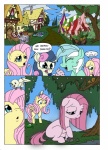 absurd_res amphibian avian bird bonbon_(mlp) building comic cutie_mark dialogue earth_pony english_text equid equine feathered_wings feathers female feral flower fluttershy_(mlp) food friendship_is_magic frog fruit hasbro hi_res horn horse lyra_heartstrings_(mlp) mammal mohawkrex my_little_pony mythological_creature mythological_equine mythology pegasus pinkamena_(mlp) pinkie_pie_(mlp) plant pony quadruped tail text tree unicorn whysoseriouss wings wood yellow_body yellow_feathers young