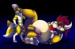 2013 3_toes 4_toes abs animal_genitalia anthro anus armlet ball_gag balls barefoot bdsm beige_skin belly biceps big_balls big_butt big_feet big_muscles big_penis bondage bound bowser bowser_day butt canine canine_penis chubby claws collar cum cum_drip cum_in_ass cum_inside cum_on_butt cum_string dripping drooling duo erection eyebrows fangs fox fur gag gay green_skin hair horn humanoid_penis hybrid interspecies jewelry knot koopa lizard lying male mammal mario_bros muscles muzz nintendo nude open_mouth overweight paws penis plain_background purple_eyes red_eyes reptile saliva scalie sex shell size_difference skaifox small_dom_big_sub smile spiked_collar spikes spreading sweat teeth thighs toe_claws toes tongue tongue_out turtle video_games white_fur
Rating: Explicit
Score: 8
User: beartraps
Date: August 07, 2013