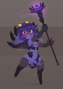 armor_of_hands balls big_balls big_penis blush bodily_fluids femboy foreskin genital_fluids genitals glans hair heart_eyes heart_symbol humanoid_pointy_ears looking_at_viewer male nipples not_furry nude penis pointy_ears precum purple_balls purple_body purple_glans purple_hair purple_nipples purple_penis purple_skin shortstack shortstack_male simple_background small_waist smile smiling_at_viewer solo thick_thighs wide_hips huffslove tome_of_imps tom_(huffslove) animate_inanimate humanoid imp living_clothing tome_imp 2025 absurd_res digital_media_(artwork) hi_res