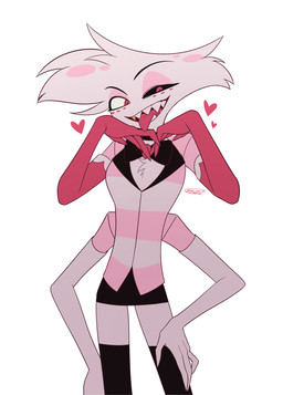 4_arms clothed clothing male multi_arm multi_limb sharp_teeth simple_background solo teeth tongue tongue_out white_background enaic31 hazbin_hotel hellaverse angel_dust arachnid arthropod demon humanoid spider absurd_res hi_res
