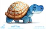 ambiguous_gender ceramic eyes_closed feral humor pun shell simple_background solo text tile turtle_shell white_background piper_thibodeau reptile scalie tortoise turtle digital_media_(artwork) digital_painting_(artwork) url