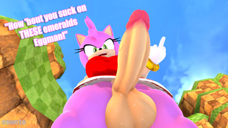 angry anthro balls big_balls big_breasts big_penis breasts dialogue erection genitals gesture green_hill_zone gynomorph hand_gesture humanoid_genitalia humanoid_penis intersex looking_down low-angle_view middle_finger penis solo text thick_thighs countersfm sega sonic_the_hedgehog_(series) amy_rose eulipotyphlan hedgehog mammal 16:9 3d_(artwork) digital_media_(artwork) english_text hi_res widescreen
