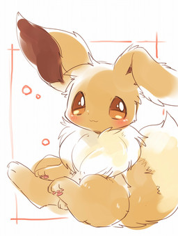 3_toes :3 ambiguous_feral ambiguous_gender big_ears blush blush_lines brown_body brown_ears brown_eyes brown_fur brown_inner_ear brown_tail chibi dipstick_tail feet feral floppy_ears fluffy fur glistening glistening_eyes hindpaw kemono looking_at_viewer markings multicolored_body multicolored_fur multicolored_tail neck_tuft pawpads paws pink_pawpads ruff side_view simple_background sitting smile solo tail tail_markings tan_body tan_fur tan_tail tan_tail_tip toes tuft two_tone_body two_tone_fur two_tone_tail white_background suppainu nintendo pokemon canid eevee generation_1_pokemon mammal pokemon_(species) 2017 colored digital_media_(artwork) full-length_portrait hi_res portrait