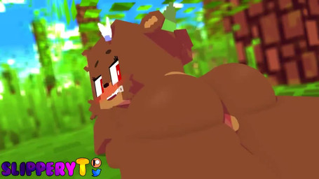 anthro bedroom_eyes bouncing_butt brown_body brown_fur bubble_butt butt eyelashes female female_anthro fur genitals grass heart_symbol looking_at_viewer looking_back looking_back_at_viewer lying multicolored_body multicolored_fur narrowed_eyes nude on_front one_eye_closed outside patreon_logo plant plushie presenting presenting_hindquarters red_eyes seductive shaking_butt smile smiling_at_viewer solo tail tail_motion tailwag teddy_bear text tree twerking twitter_logo two_tone_body two_tone_fur vulva wink winking_at_viewer zipper zipper_mouth slipperyt microsoft minecraft mojang patreon twitter xbox_game_studios bia_(slipperyt) animate_inanimate bear living_plushie mammal teddy_bear_(species) 16:9 3d_(artwork) 3d_animation animated artist_name digital_media_(artwork) high_framerate no_sound short_playtime video widescreen