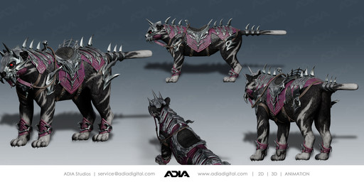 4_toes accessory ambiguous_feral ambiguous_gender armor black_body black_claws black_fur claws company_name email empty_eyes feet feral fur fur_markings furgonomics gradient_background greaves grey_helmet grey_ring headgear helmet horn horned_helmet jewelry light long_tail markings multicolored_body multicolored_fur paws quadruped red_greaves red_sclera reins ring saddle simple_background solo spiked_armor spiked_greaves spikes standing straight_tail tail tail_accessory tail_jewelry tail_ring text toe_claws toes turnaround two_tone_body two_tone_fur two_tone_tail white_markings white_tail unknown_artist adia_studios highguard_(game) felid mammal pantherine 2026 3d_(artwork) absurd_res autodesk_maya_(artwork) colored concept_art digital_media_(artwork) english_description english_text hi_res lighting official_art shaded substance_painter_(artwork) url zbrush_(artwork)