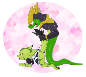all_fours anal anal_penetration anthro apode biped black_markings black_nose blush blush_lines brown_stripes clothed clothing countershade_torso countershading damage_numbers digitigrade dipstick_tail duo erection fangs female female_penetrated fur green_body green_fur green_scales interspecies larger_male legless looking_at_another looking_at_partner looking_pleasured maid_uniform male male/female male_penetrating male_penetrating_female markings multicolored_body no_underwear open_mouth partially_clothed pawpads penetration penile penile_penetration penis_in_ass scales serpentine sex side_view simple_background size_difference smaller_female stripes tail tail_markings tan_body tan_countershading tan_scales teeth tongue tongue_out two_tone_body uniform young young_anthro young_female galo freedom_planet galaxytrail carol_tea serpentine_(freedom_planet) draconcopode felid feline felis mammal naga reptile scalie snake wildcat 2025 absurd_res hi_res