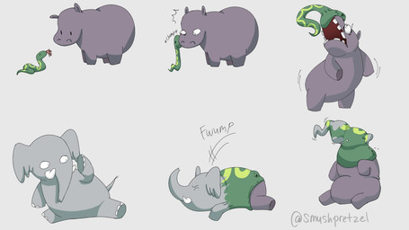hippopotamus mammal predator prey reptile scalie smushpretzel snake swallowing transformation
Rating: Explicit
Score: 0
User: Smushpretzel
Date: August 16, 2018 hippopotamus mammal predator prey reptile scalie smushpretzel snake swallowing transformation
Rating: Explicit
Score: 0
User: Smushpretzel
Date: August 16, 2018