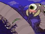 blush female feral genitals plant pussy serpentine sky solo tree herui terraria eater_of_worlds_(terraria) worm 4:3 hi_res