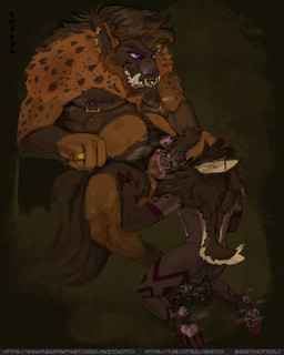 animal_genitalia anthro balls bodily_fluids body_worship butt cum cum_drip cum_in_mouth cum_inside cum_on_face dripping duo ear_piercing ejaculation eyebrow_piercing face_in_sheath facial_piercing furgonomics furry-specific_piercing genital_fluids genital_piercing genitals headgrab hooves male male/male musk musk_clouds musk_worship musky_armpit musky_balls musky_feet musky_penis nipple_piercing nipples nose_piercing nude nude_anthro nude_male penis penis_piercing piercing precum ring sheath sheath_piercing sheath_play size_difference slave submissive submissive_male teeth_showing text transformation sketchotterly bat gnoll hyena mammal 4:5 absurd_res hi_res url