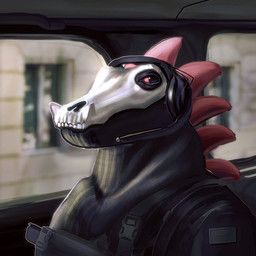 anthro car clothed clothed_anthro clothed_male clothing electronics headgear headphones headwear inside_car inside_vehicle looking_at_viewer male mask meme_face scarf side_eye spikes spikes_(anatomy) vehicle wearing_mask hazed01 ghost_staring ganja crocodile crocodilian reptile scalie 1:1 hi_res meme