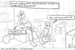 3:2 anthro bored canid canine comic controller dialogue duo english_text faf fafcomics female fox game_controller greyscale hetty_(faf) jimmy_(faf) male mammal monochrome slightly_chubby text
