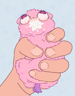 abuse ambiguous_feral ambiguous_gender animal_abuse bloodshot_eyes blue_background bodily_fluids child_abuse crush disembodied_hand duo dying eye_popping feral first_person_view foaming_at_mouth fur gore human_pov nude pain pink_body pink_fur pov_hands purple_tail red_eyes saliva simple_background snot solo_focus squeezing tail vein young young_feral serasugee fluffy_pony fluffy_pony_(species) human mammal 2025 digital_drawing_(artwork) digital_media_(artwork)