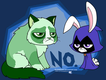 2013 alpha_channel beast_boy bunny_raven cat duo feline female feral green_eyes hi_res lagomorph male mammal purple_eyes rabbit raven_(teen_titans) ravenevert sitting tardar_sauce teen_titans whiskers
Rating: Safe
Score: 15
User: EmergencyAirdrop
Date: July 24, 2013 2013 alpha_channel beast_boy bunny_raven cat duo feline female feral green_eyes hi_res lagomorph male mammal purple_eyes rabbit raven_(teen_titans) ravenevert sitting tardar_sauce teen_titans whiskers
Rating: Safe
Score: 15
User: EmergencyAirdrop
Date: July 24, 2013