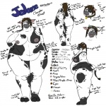 anthro big_breasts big_butt breasts butt female nipples nude overweight overweight_anthro overweight_female simple_background solo text thick_thighs white_background wide_hips eddy_okapi bovid bovine cattle mammal 1:1 english_text hi_res