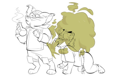 anthro armor blush butt clothing duo enjoying_farts eyewear facial_piercing fart fart_cloud fart_fetish farting_in_mouth farting_on_another fur hair headgear horn long_hair male male/male nose_piercing piercing potion potion_bottle catatex_69 league_of_legends riot_games tencent arturo_(oc) ziggs_(lol) yordle digital_drawing_(artwork) digital_media_(artwork) hi_res sketch
