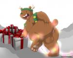 anthro anus backsack balls butt christmas_decorations christmas_lights christmas_present genitals gift holidays male snow solo spread_butt spreading ursofofinho cartoon_network christmas we_bare_bears grizzly_(we_bare_bears) bear brown_bear grizzly_bear mammal ursine 5:4