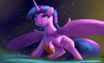 female feral horn solo wings auroriia friendship_is_magic hasbro my_little_pony mythology twilight_sparkle_(mlp) equid equine mammal mythological_creature mythological_equine winged_unicorn absurd_res hi_res