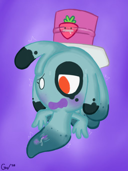 3_fingers anthro anus anus_blush black_markings blue_hair blush bodily_fluids dark_markings female fingers genitals hair legless markings sweat tail turquoise_body vulva dreamadoodle clanners rtve debora_(clanners) ambiguous_species gastropod mollusk slug hi_res