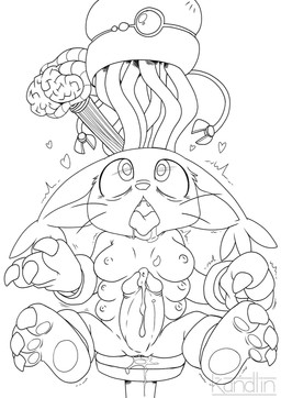3_toes anthro bodily_fluids brain brainwashing breasts claws clothing drooling ear_tuft fangs feet fur genital_fluids genitals gloves gore gynomorph handwear heart_symbol herm intersex multi_breast multi_nipple nipples open_mouth organs pawpads paws penis saliva simple_background sitting teeth tentacles toe_claws toes tongue tongue_out tuft vaginal_fluids vulva whiskers white_background kandlin bandai_namco digimon digimon_(species) domestic_cat felid feline felis gatomon mammal 2021 hi_res monochrome